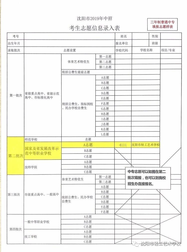 沈阳市轻工艺术学校普通中专报考指南